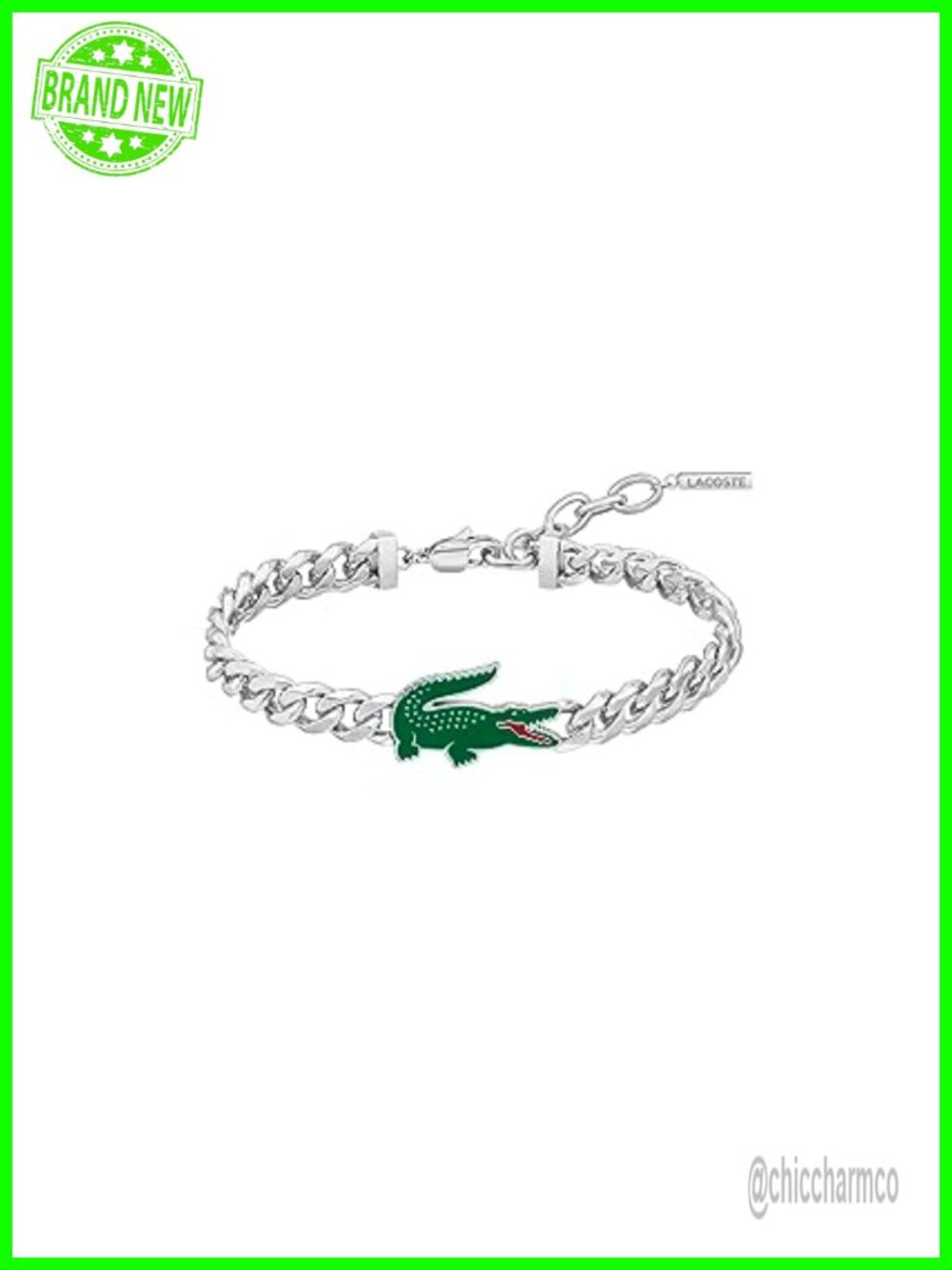 Stainless Steel Link Bracelet Adjustable Lobster Claw Clasp Everyday